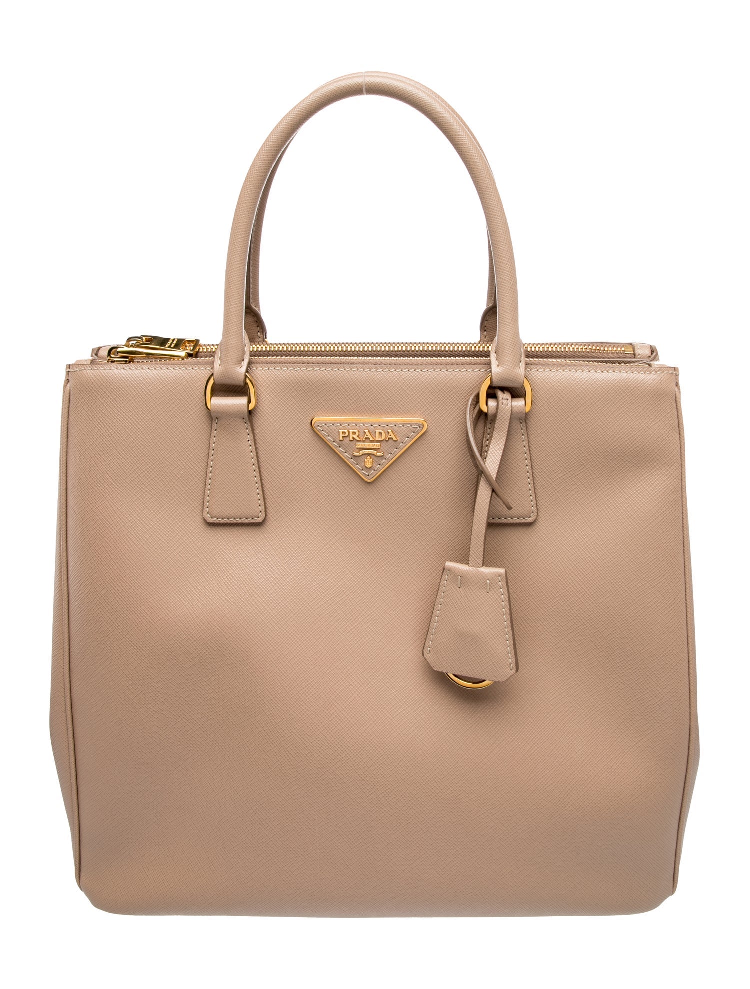 Saffiano Leather Galleria Double Zip