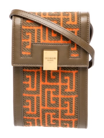 Balmain Canvas Crossbody Bag