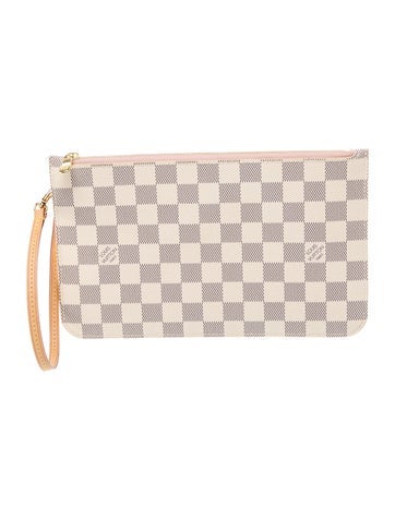 Damier Azur Neverfull Pouch Vintage