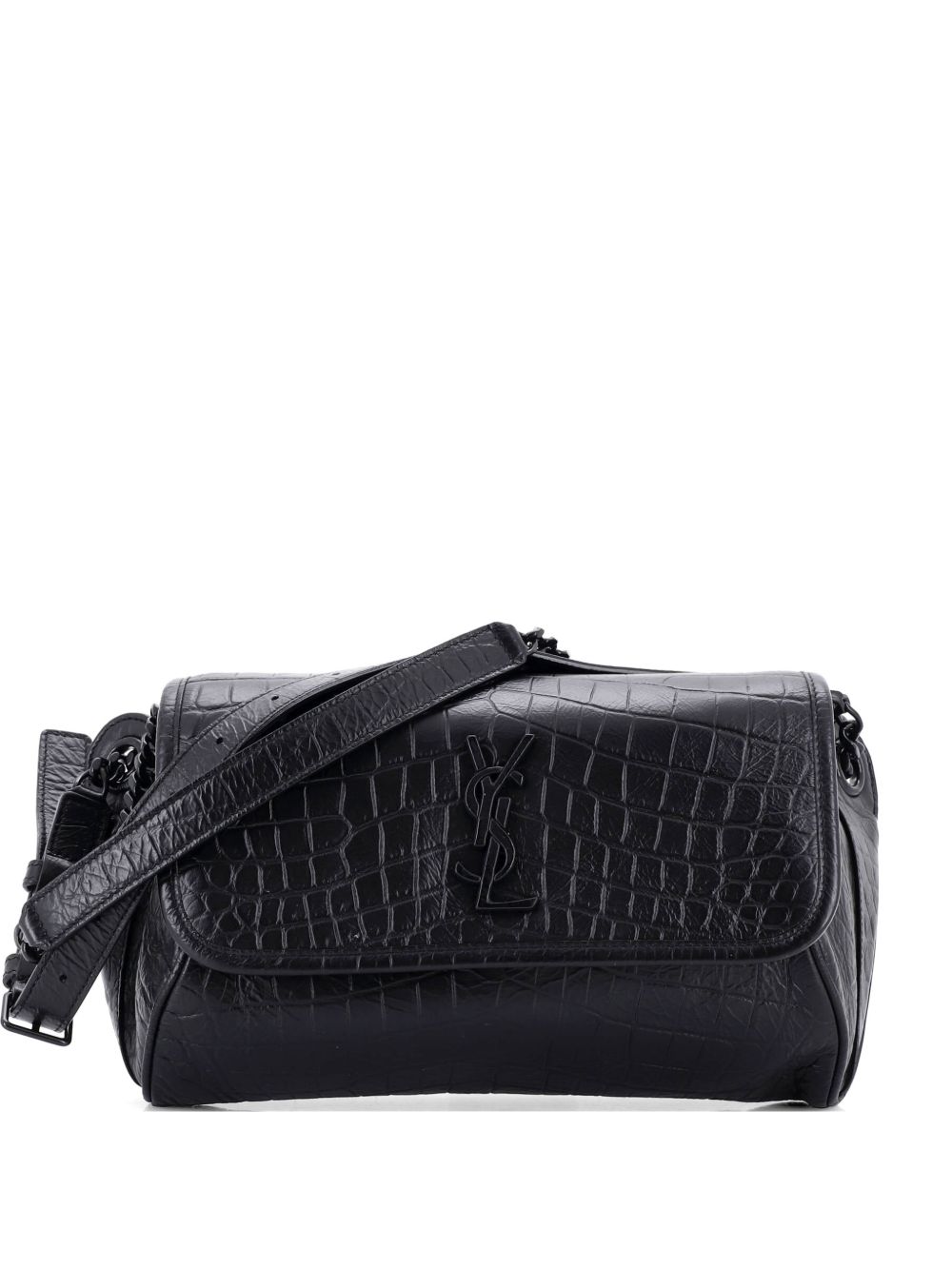 Niki Body Bag Crocodile Embossed Leather belt bag