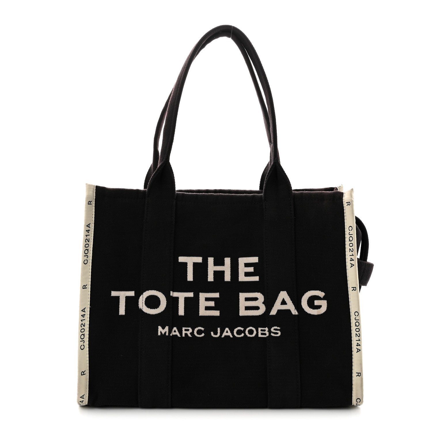 Marc Jacobs Jacquard Large The Traveler Tote Bag Black
