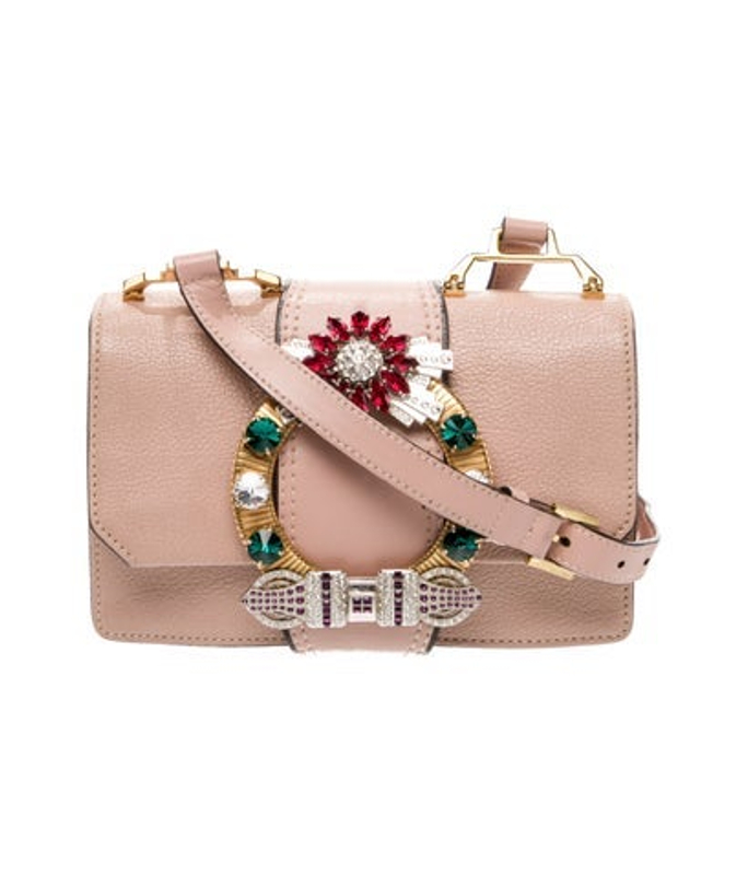 Miu Miu Miu Leather Crossbody Bag