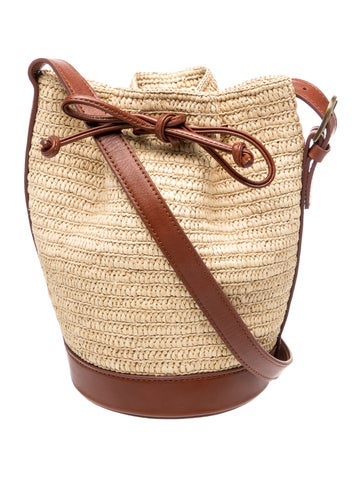 Raffia Bucket Bag