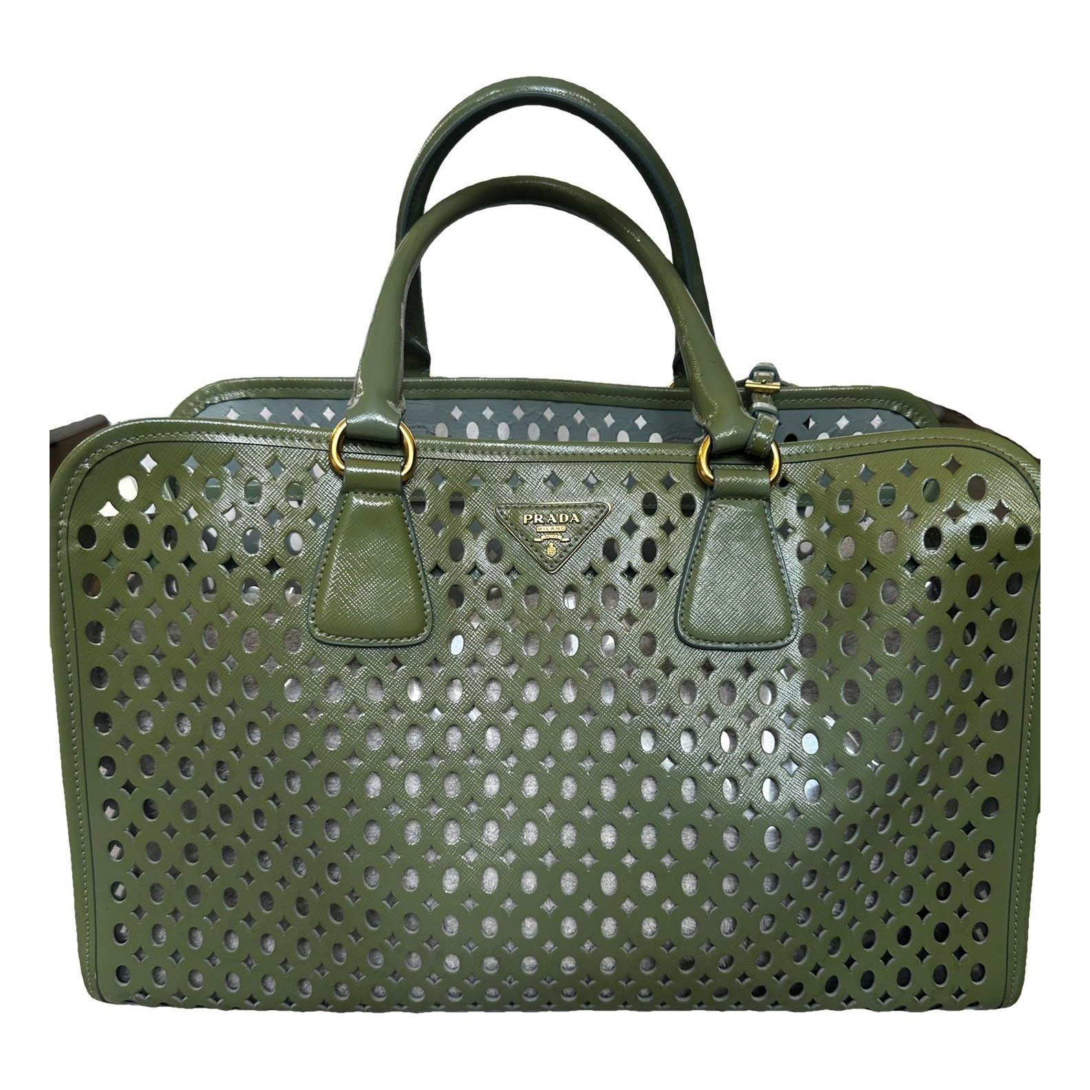 Leather handbag