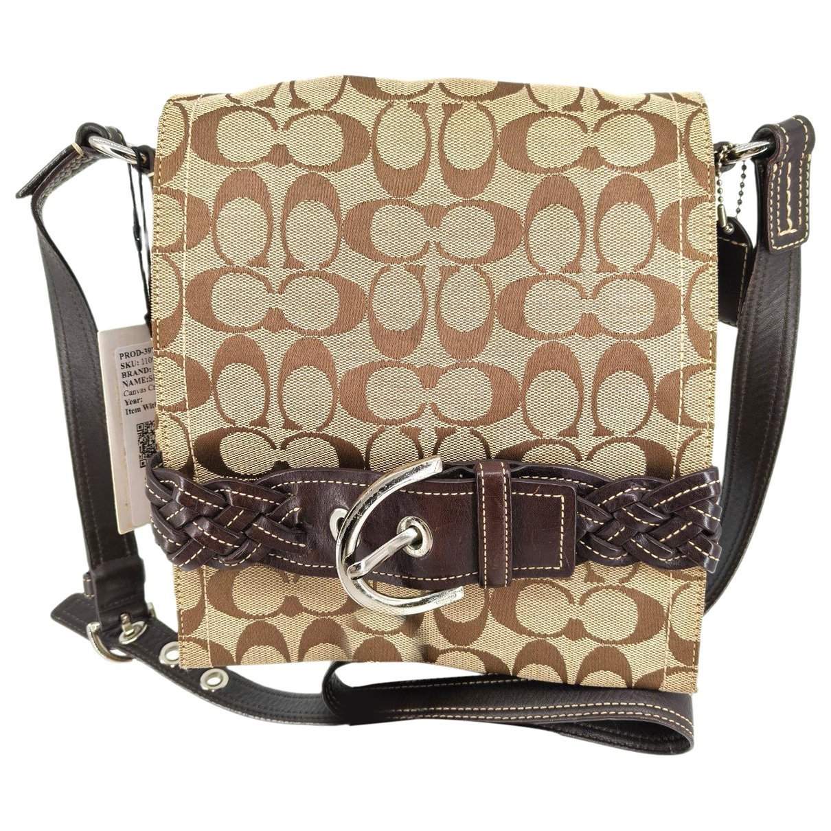 Leather crossbody bag