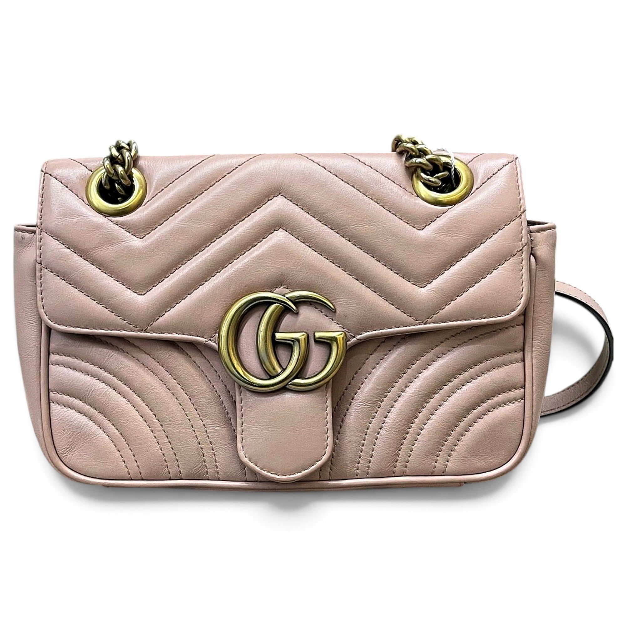 GG Marmont Flap leather crossbody bag