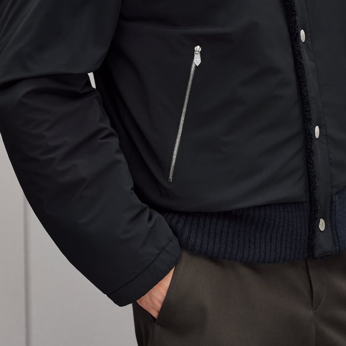 Marine Reversible Rib-trim Jacket