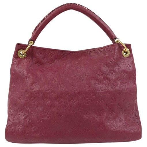 Artsy leather handbag