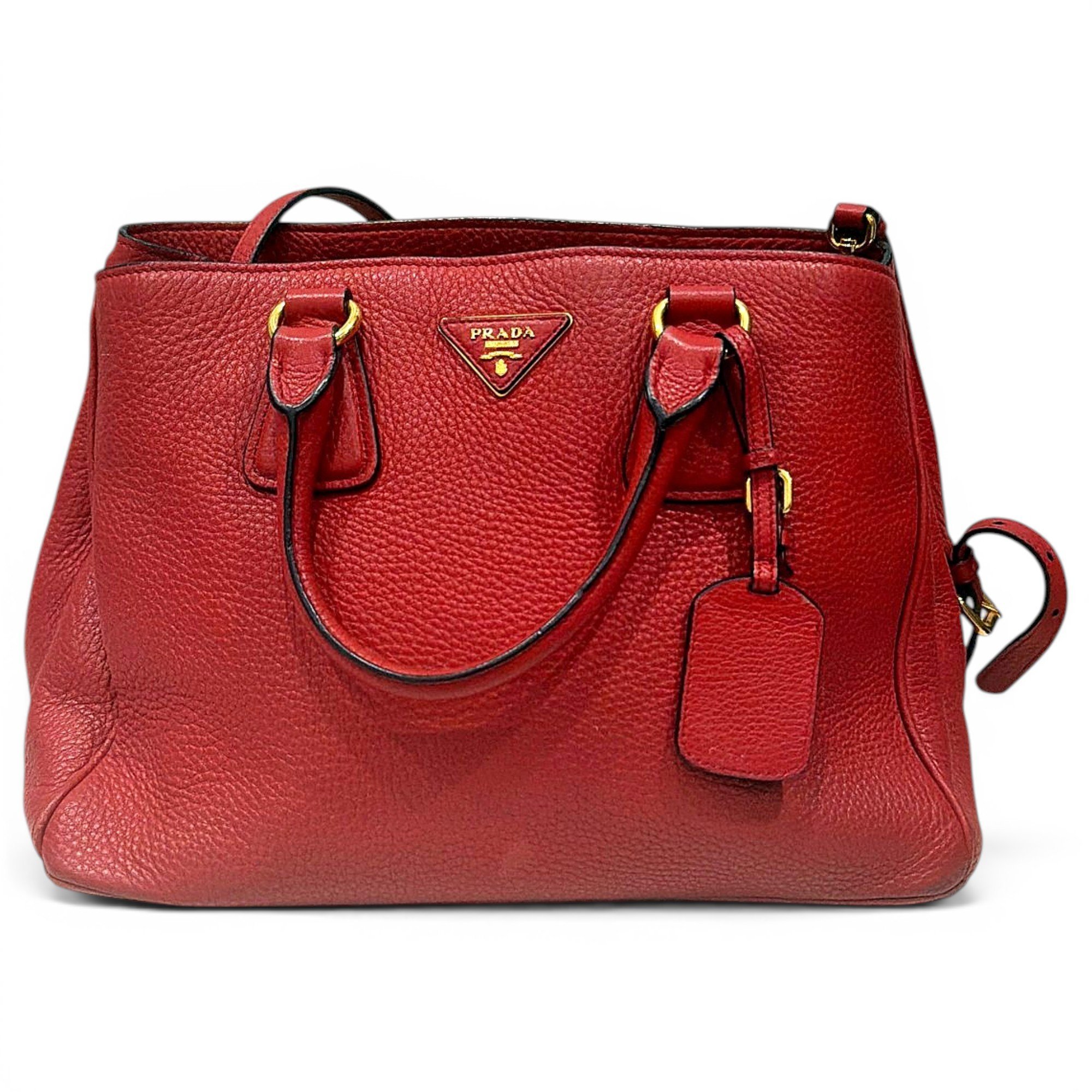 Monochrome leather handbag