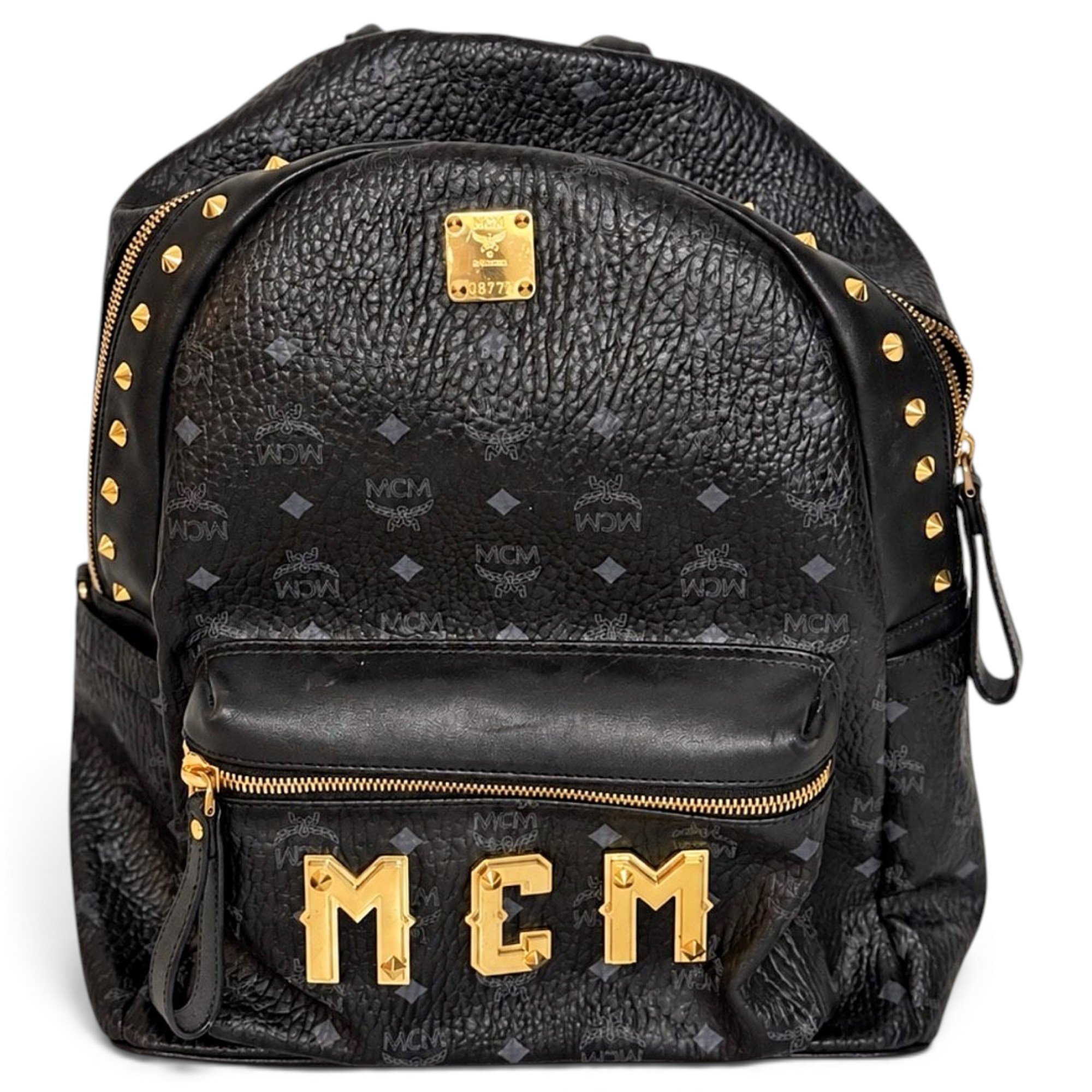 MCM Stark leather backpack