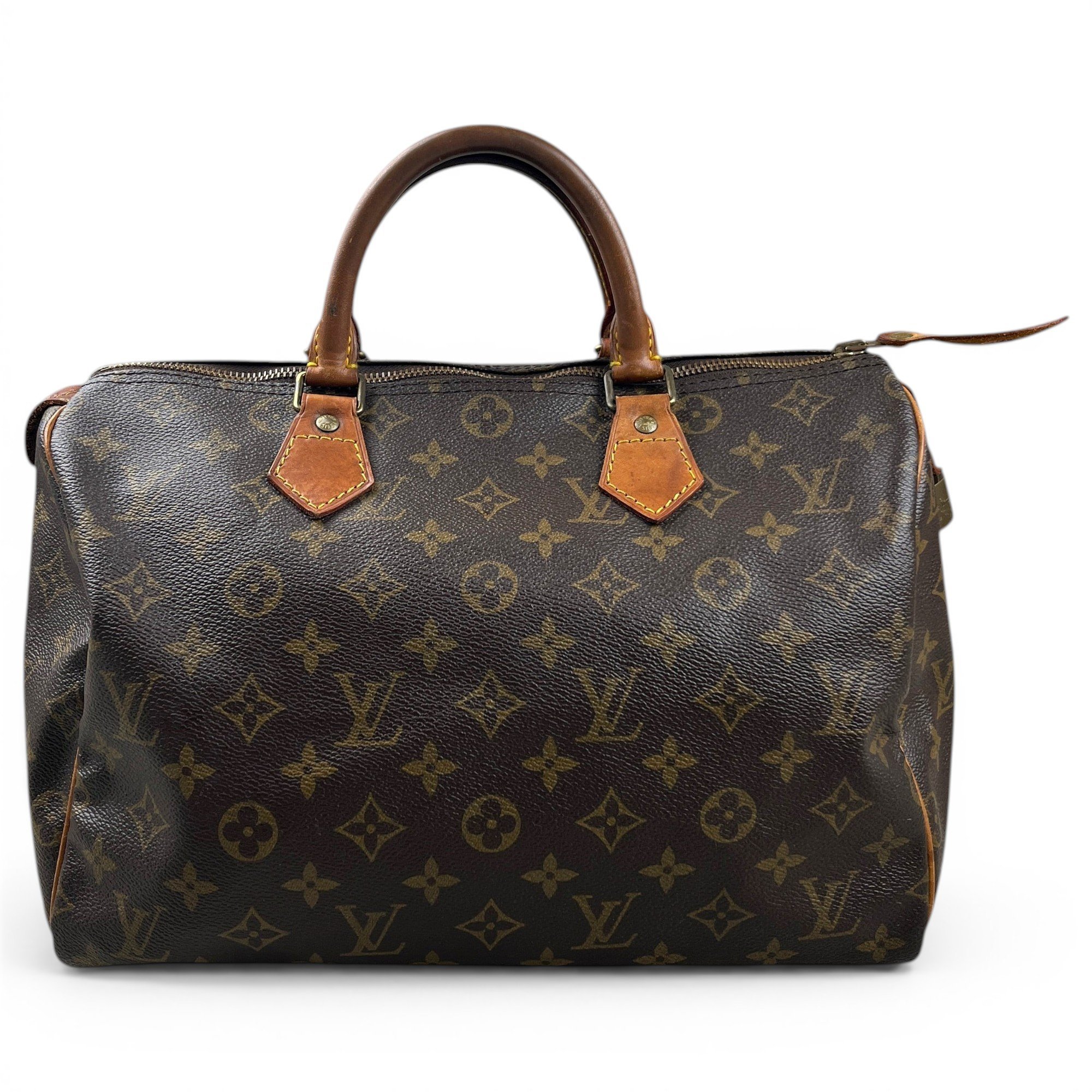 Speedy leather handbag