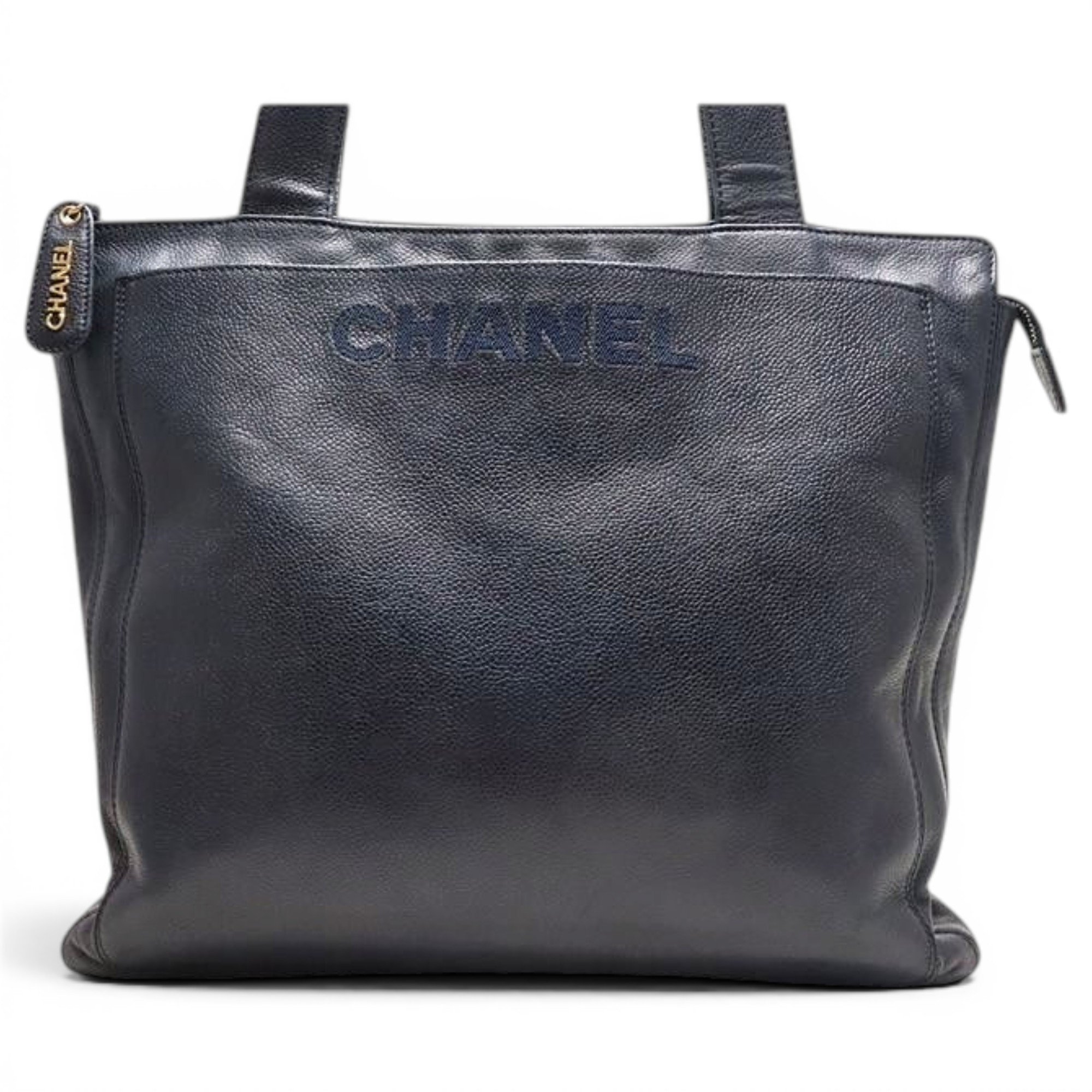Leather tote