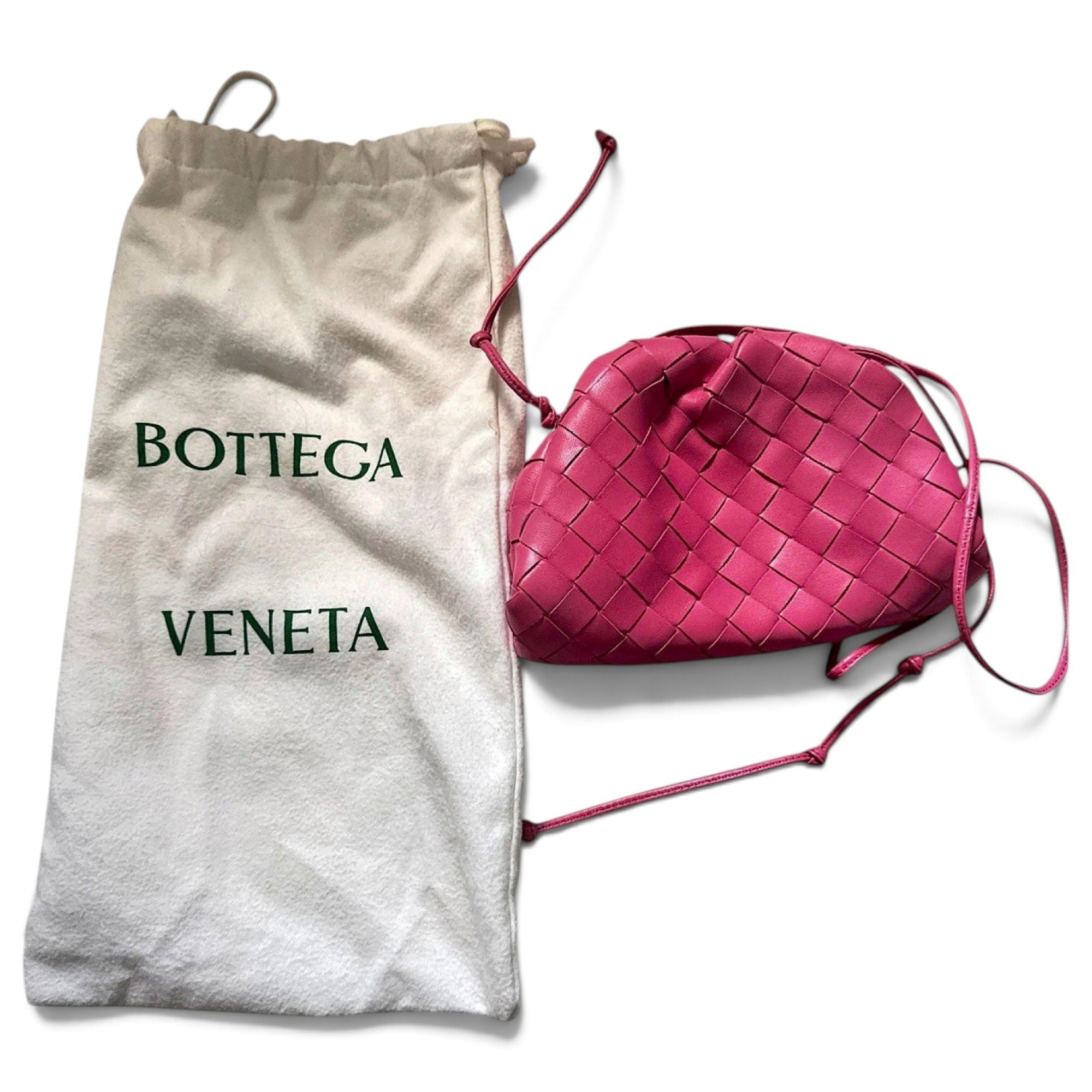 Pouch leather crossbody bag