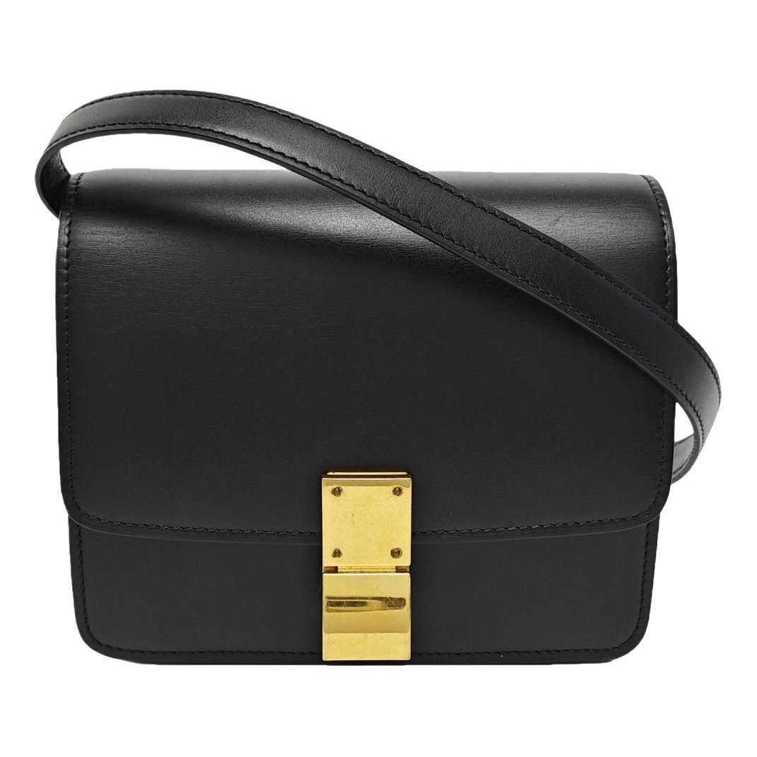 Classic leather crossbody bag