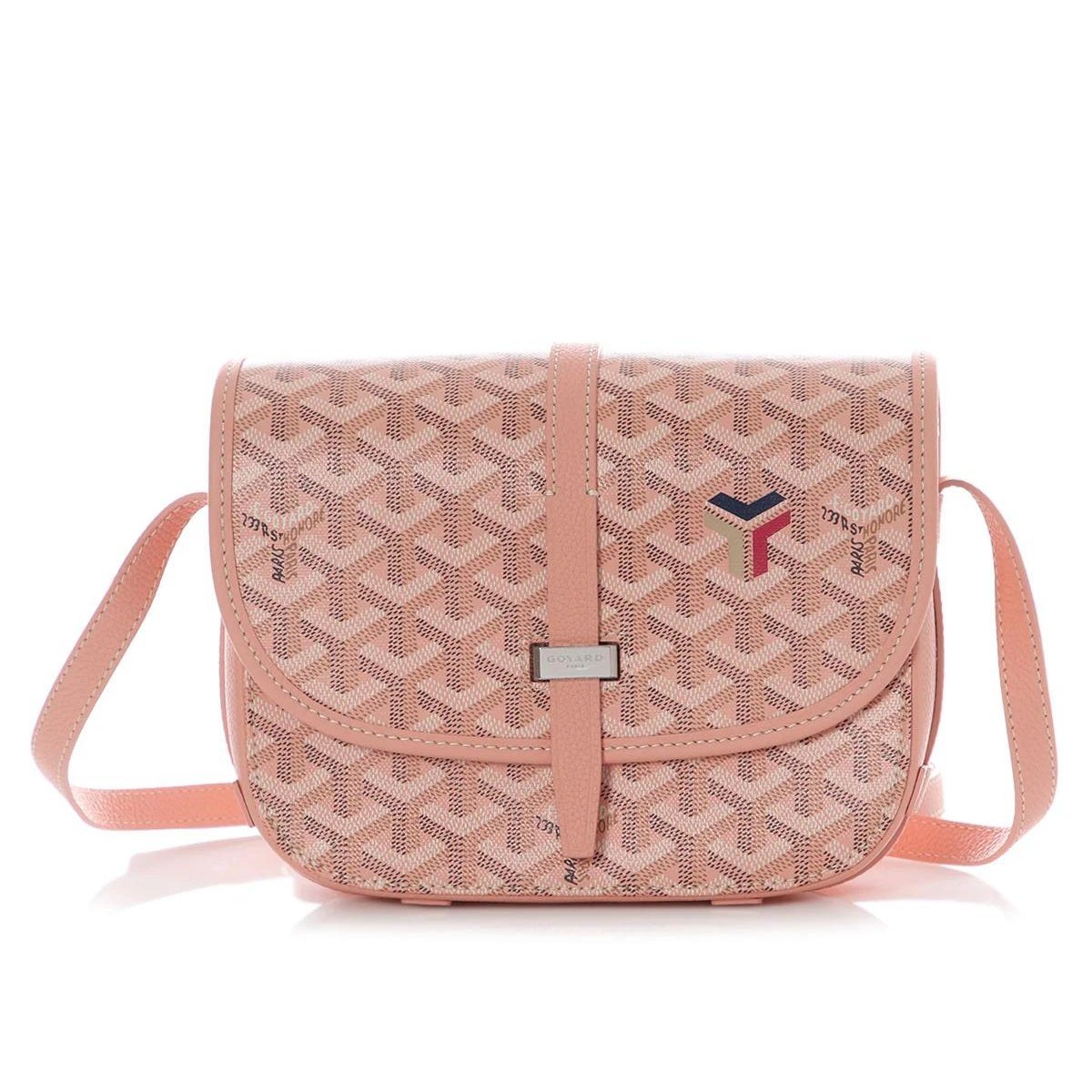 Goyard Belvedère cloth crossbody bag