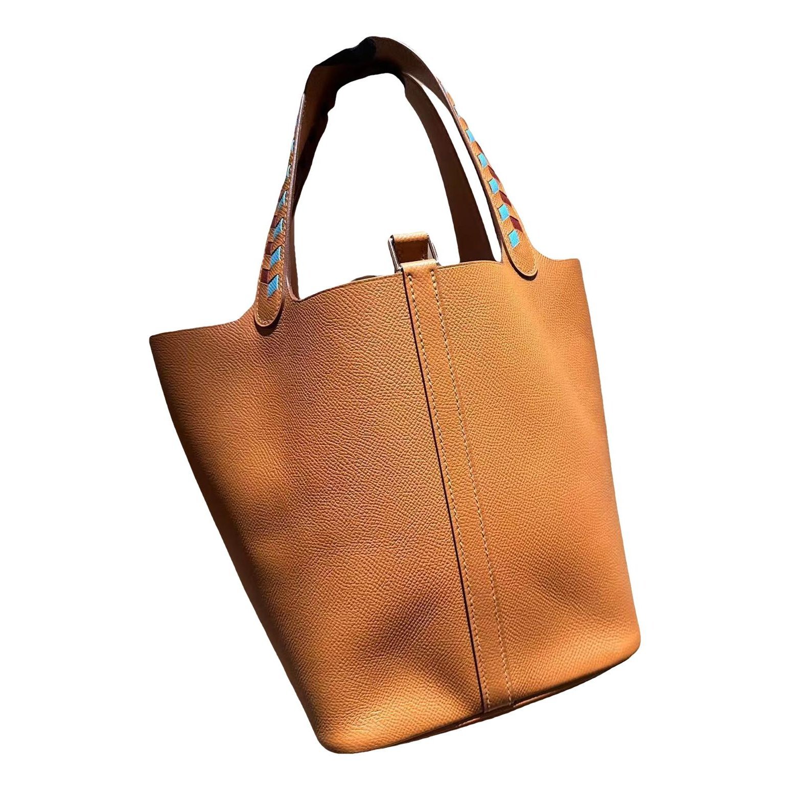 Picotin leather handbag