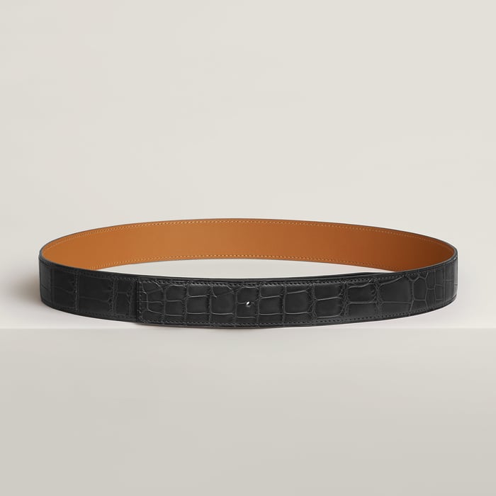 Noir Leather Strap 32 MM