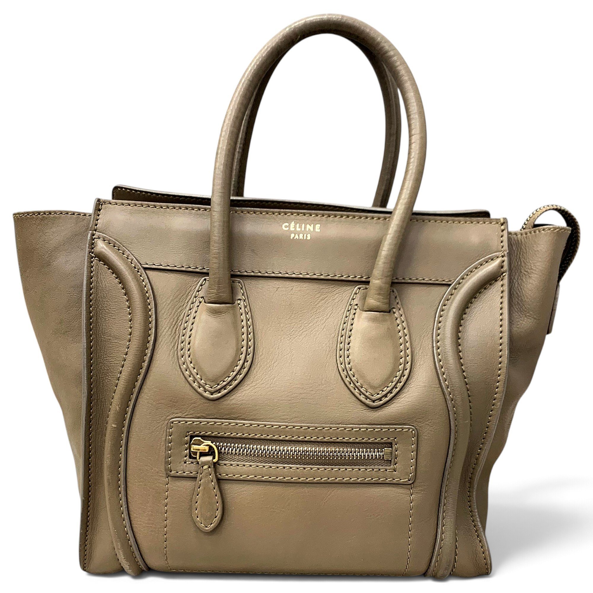 Luggage leather handbag
