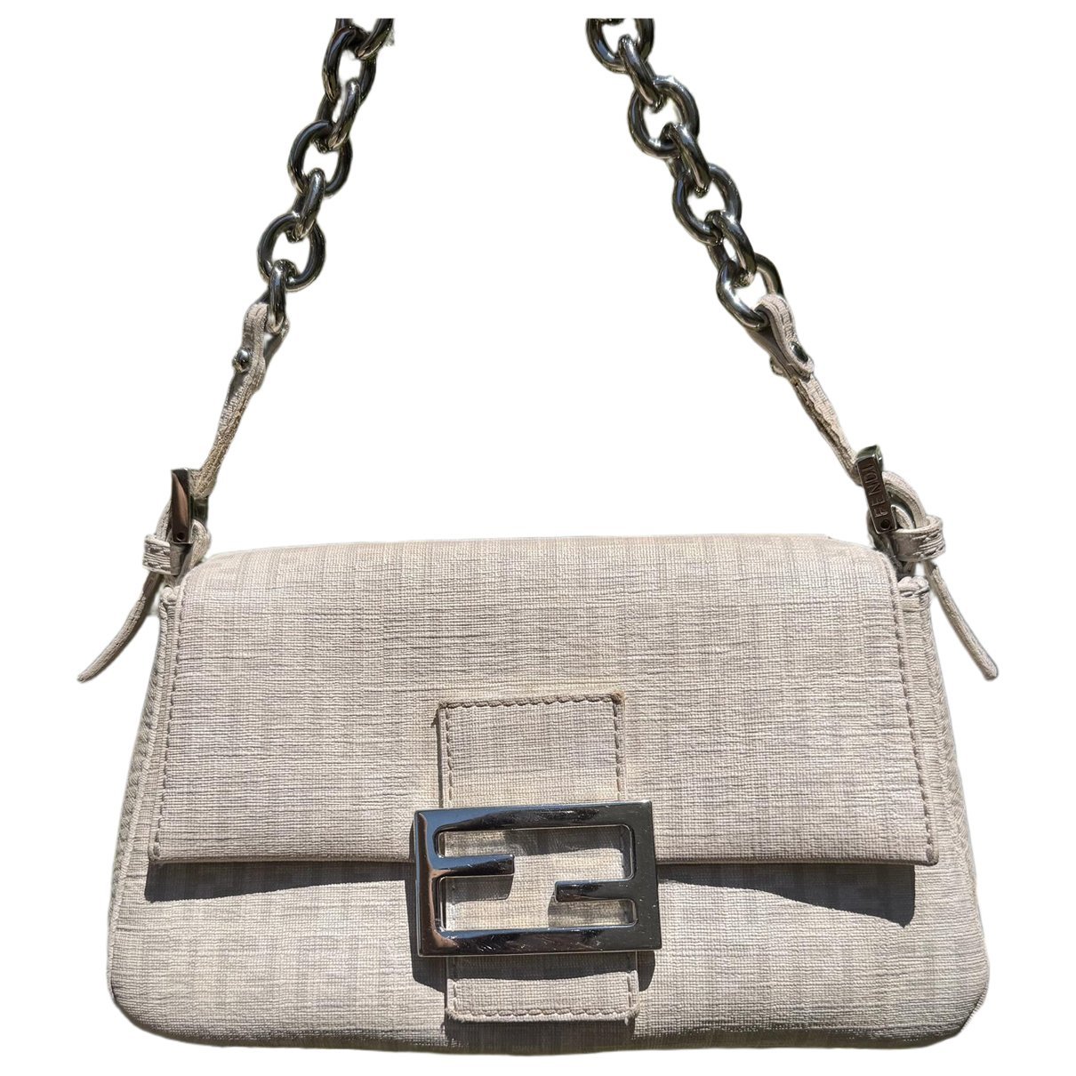 Baguette cloth clutch bag