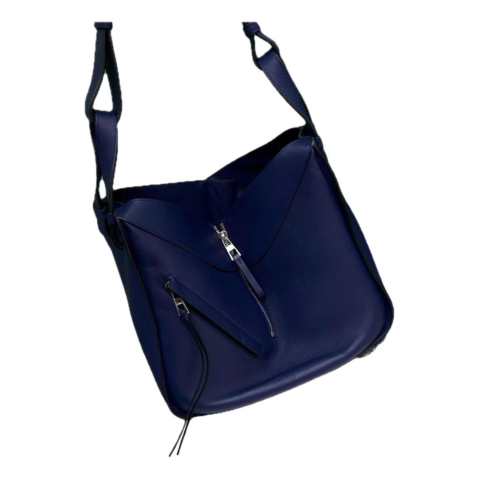 Hammock leather handbag