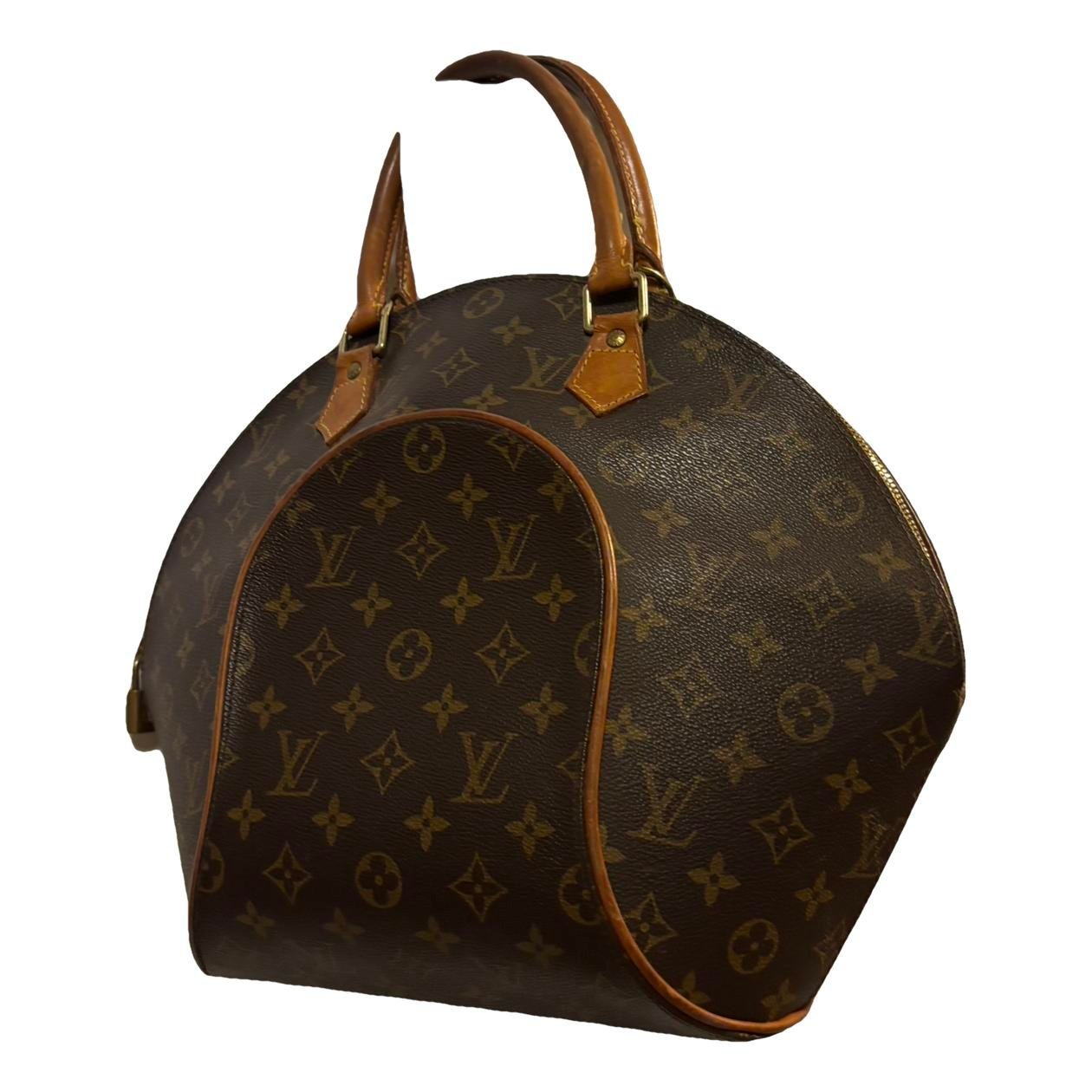 Ellipse leather handbag