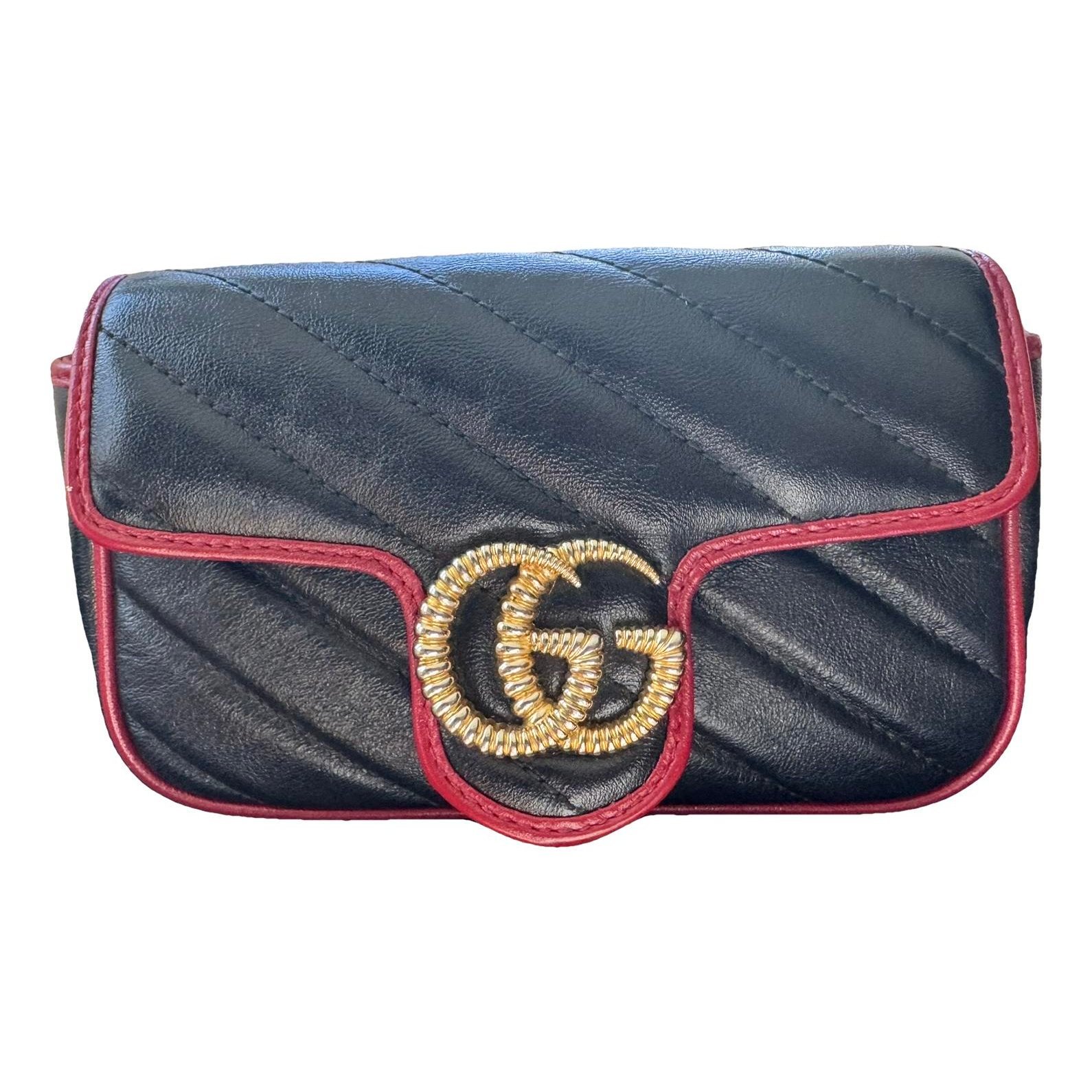 GG Marmont Flap leather handbag