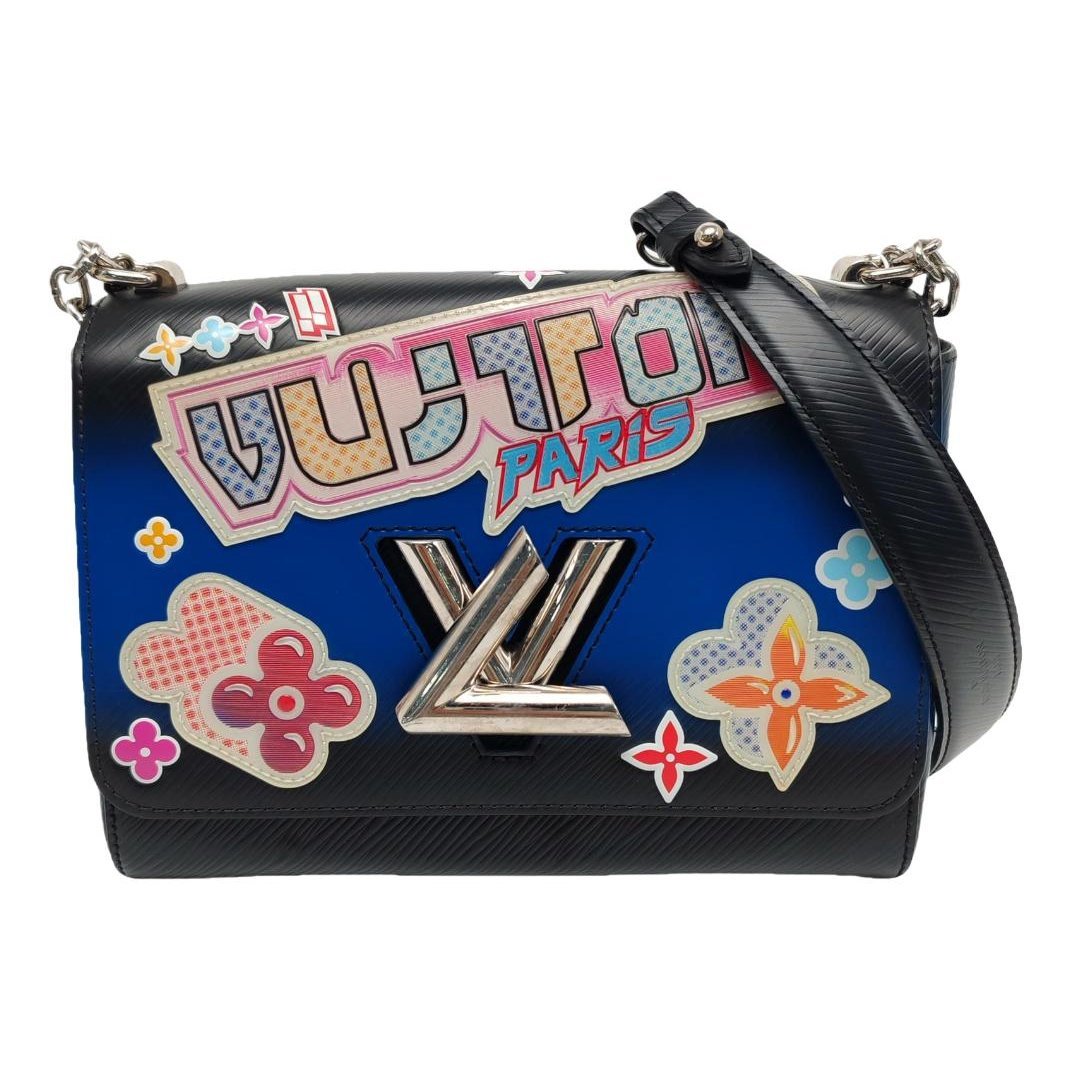 Twist leather handbag