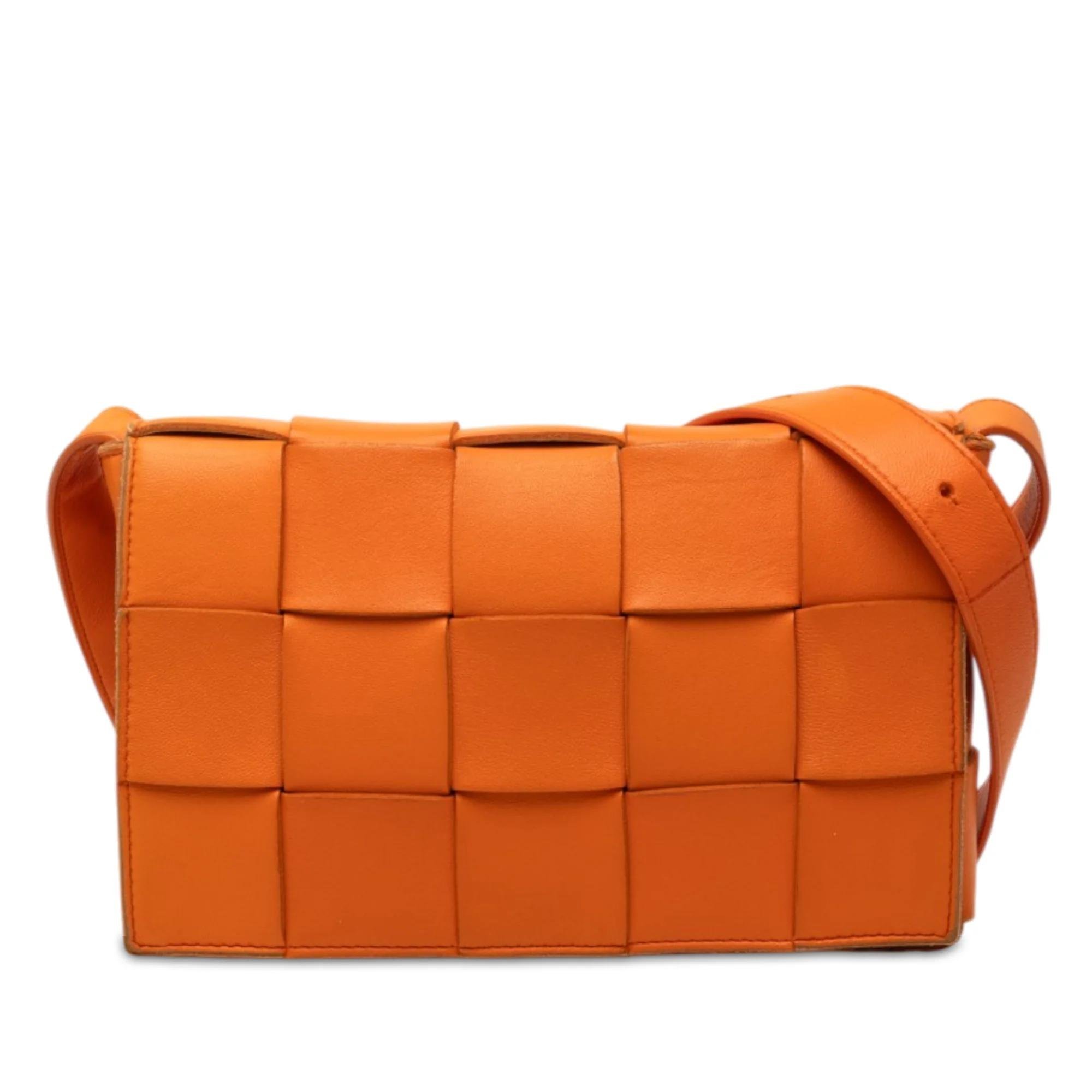 Cassette leather crossbody bag