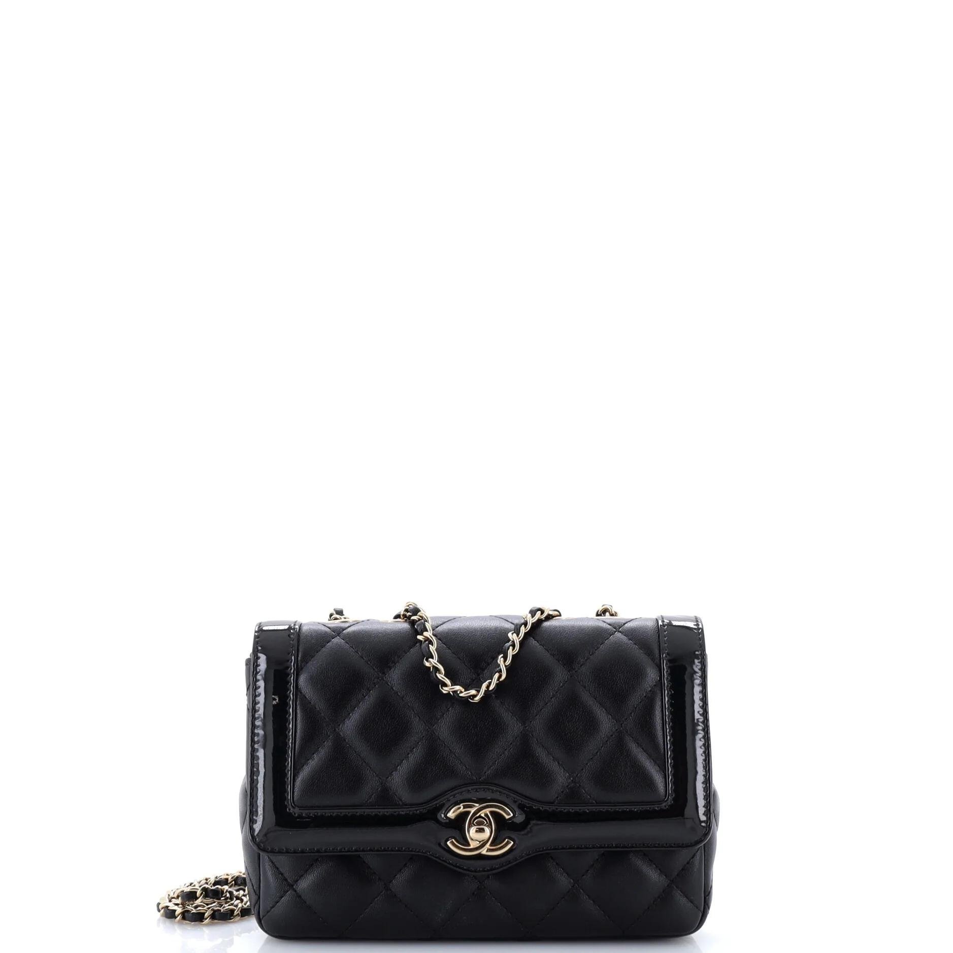 Patent leather crossbody bag