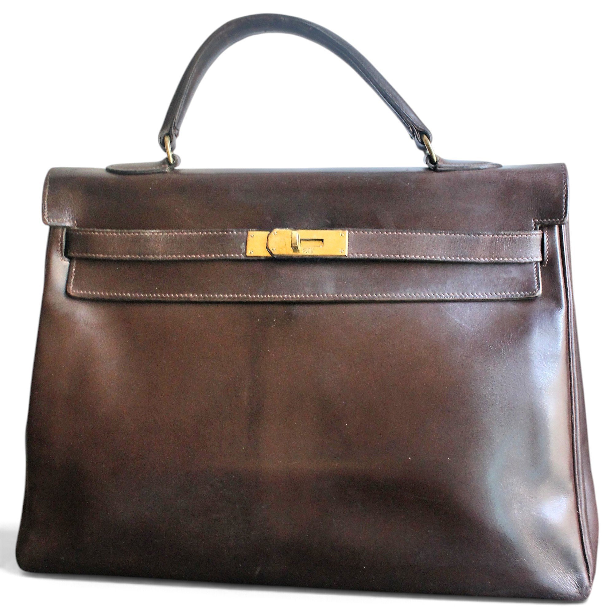 Kelly 35 leather handbag