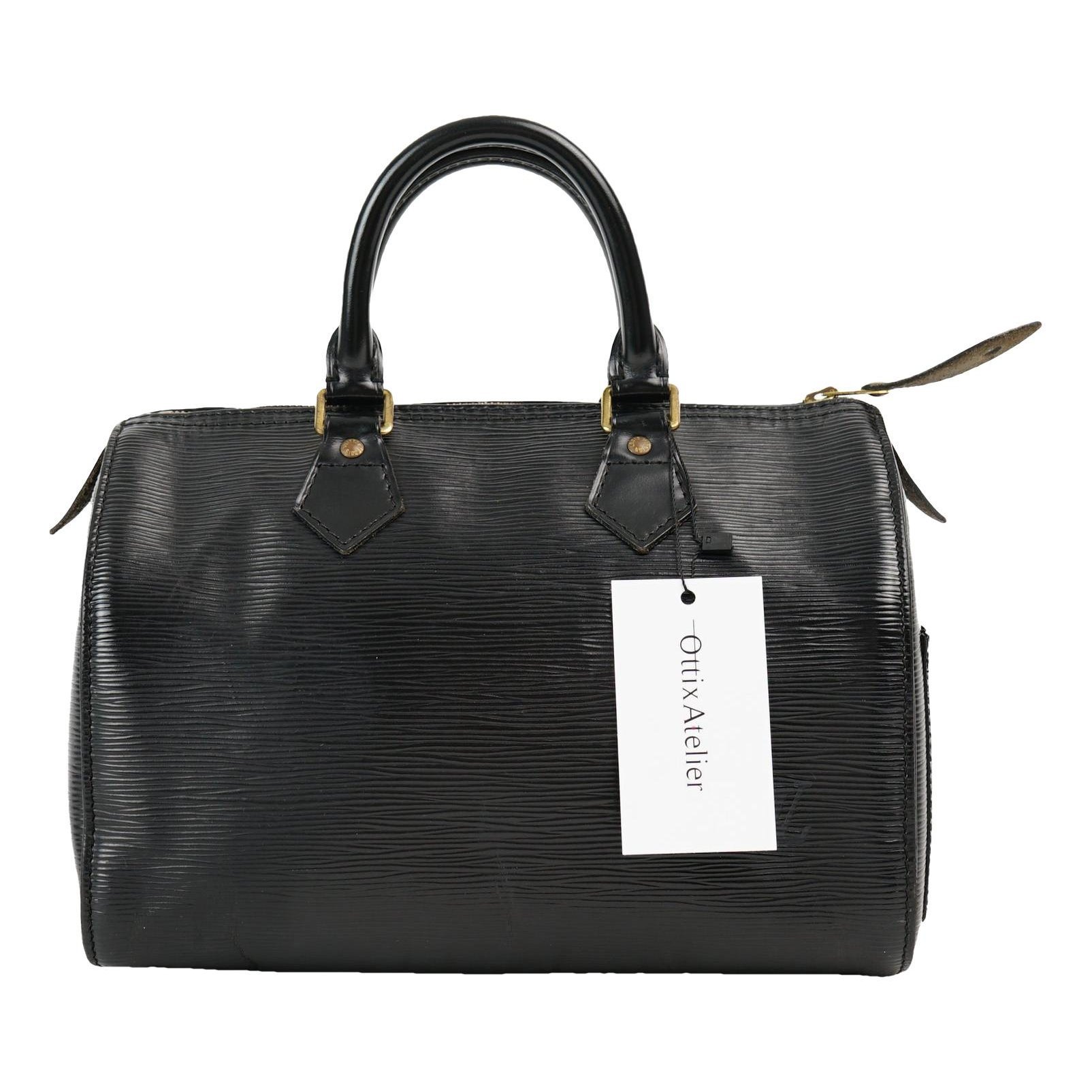 Speedy leather handbag