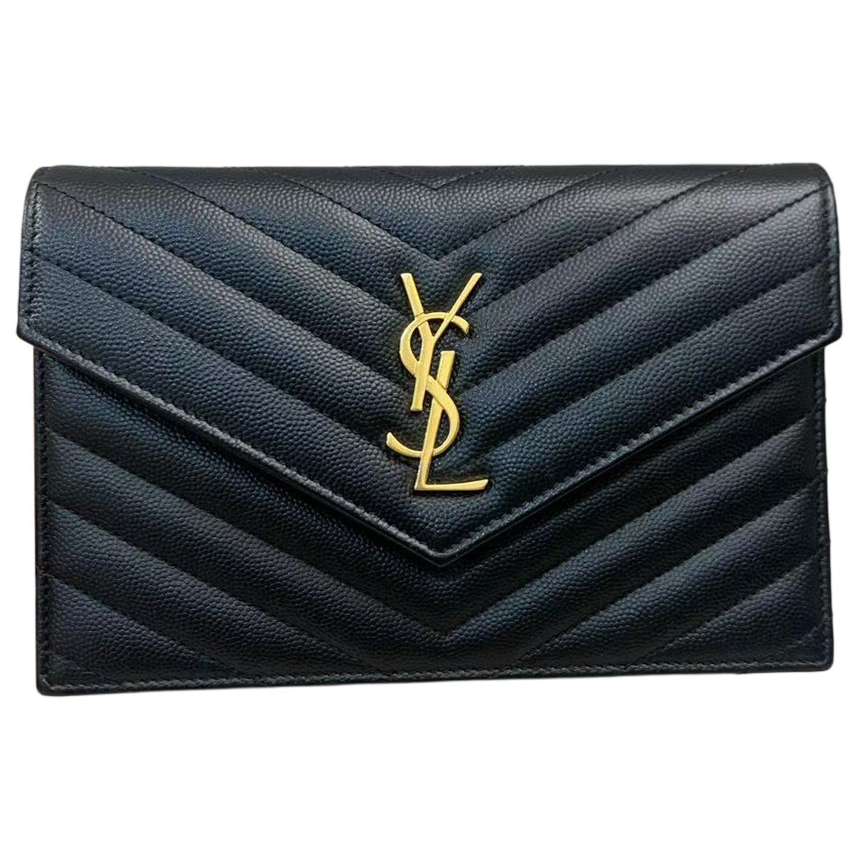 Portefeuille enveloppe leather handbag