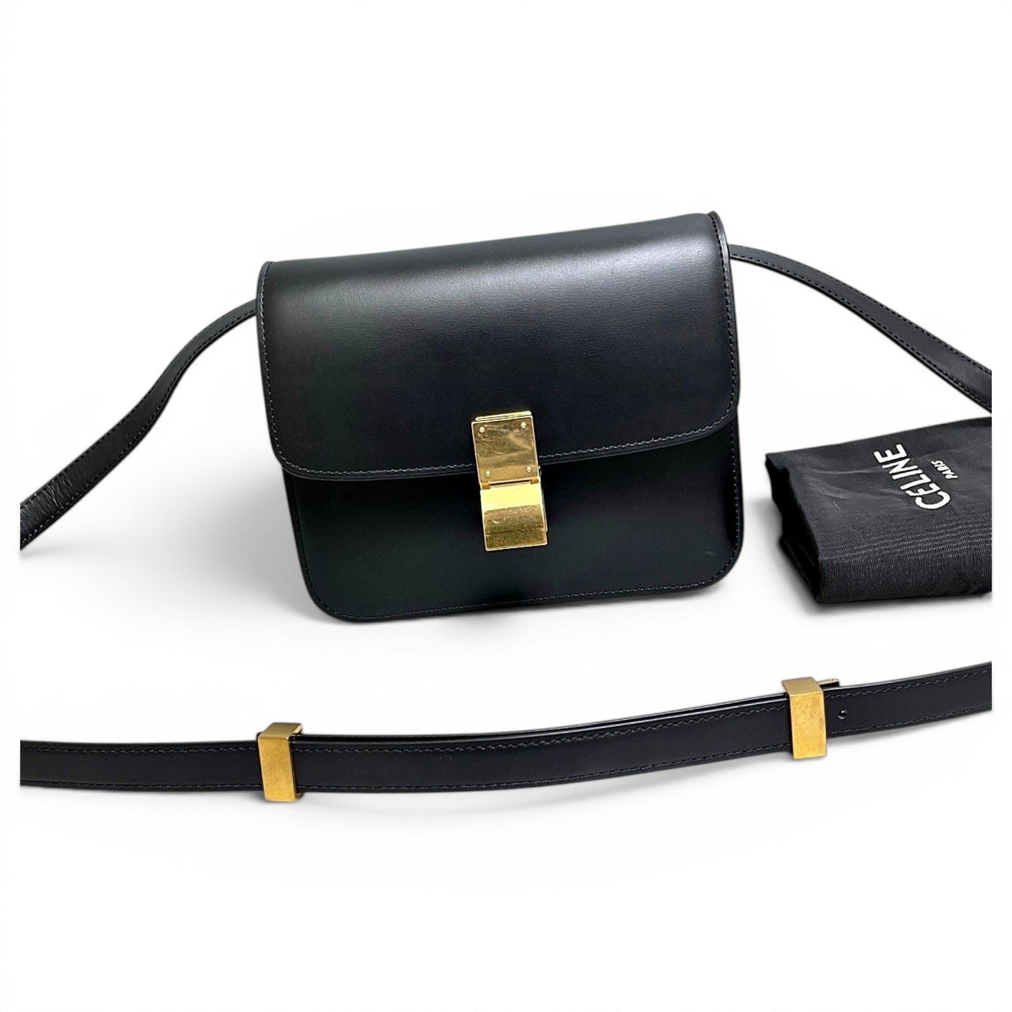 Classic leather handbag