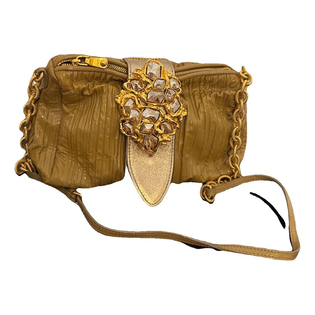 Patent leather crossbody bag