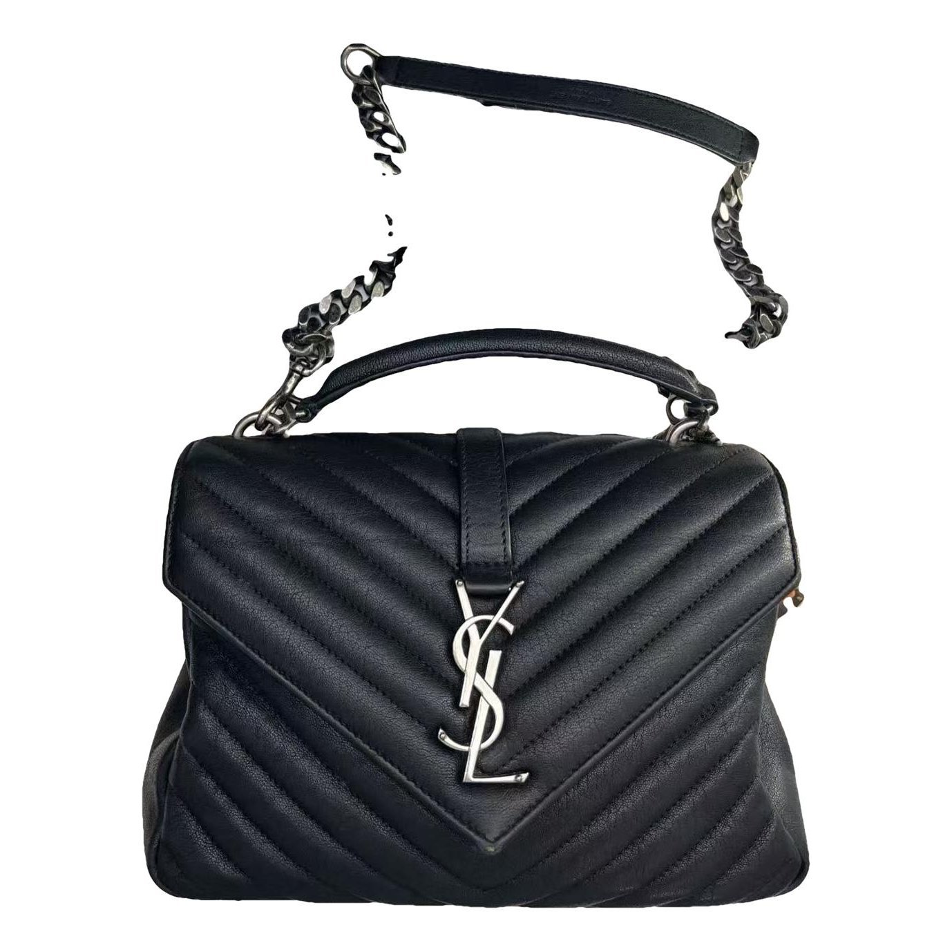 Collége monogramme leather handbag