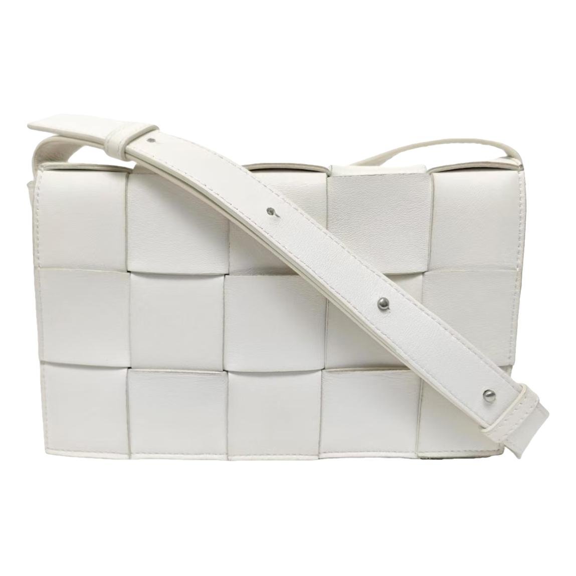 Cassette leather handbag