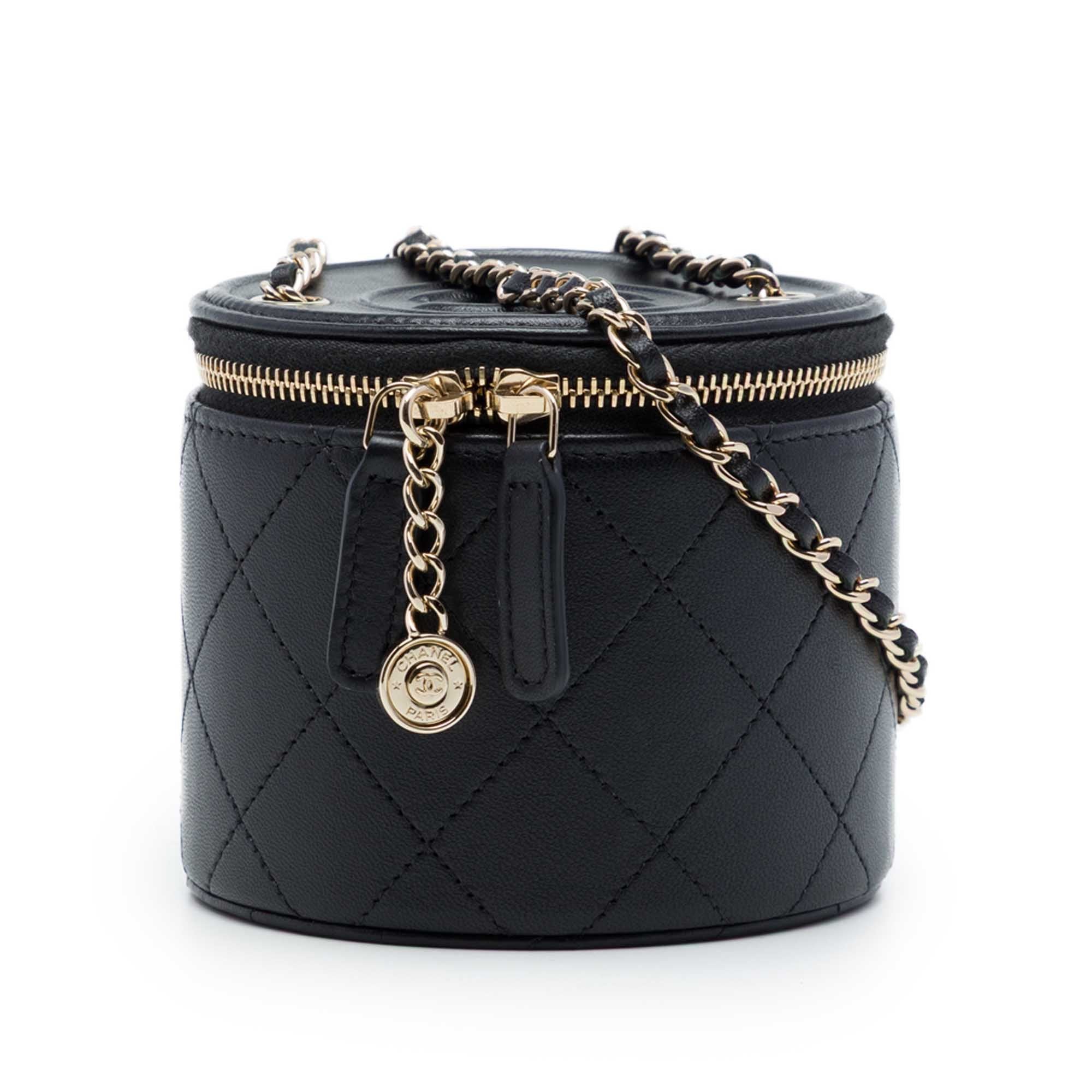 Vanity pony-style calfskin handbag