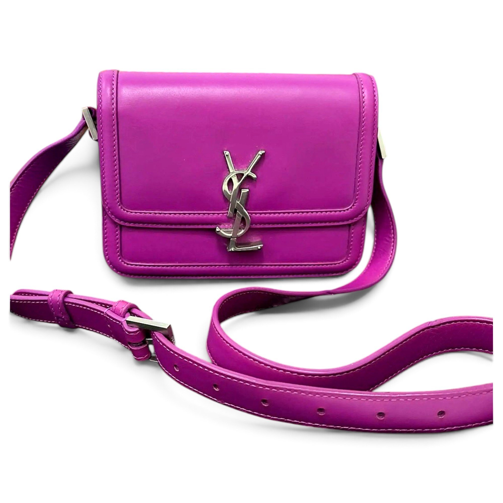 Solférino leather crossbody bag