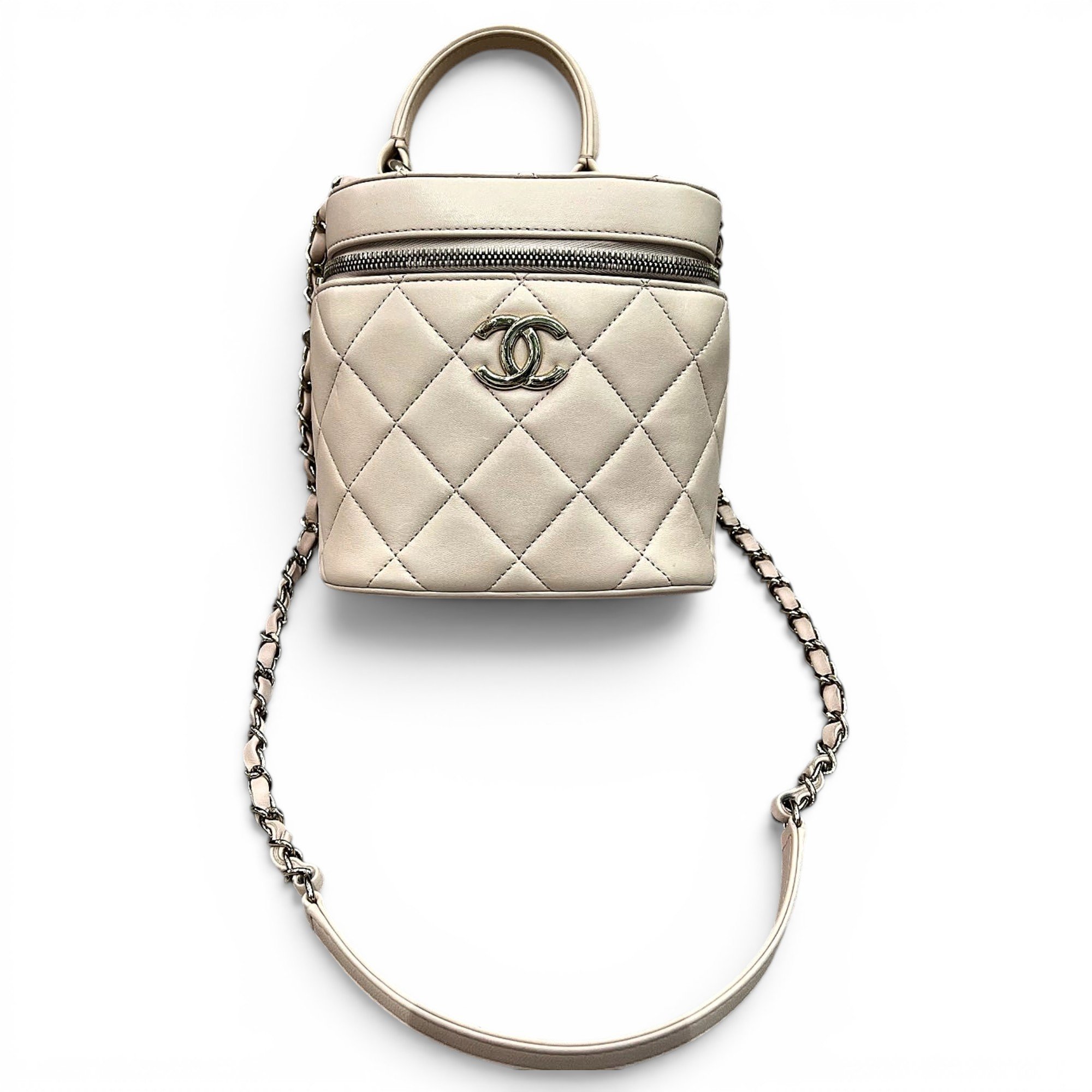 Trendy CC Vanity leather handbag