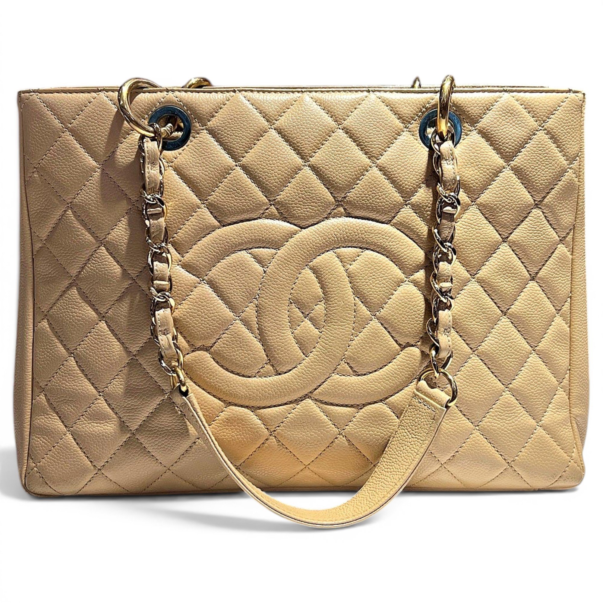 Grand shopping leather tote