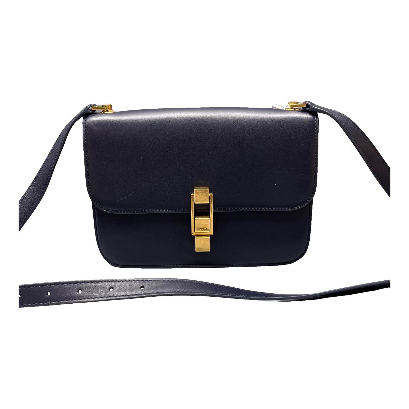 Carré leather handbag