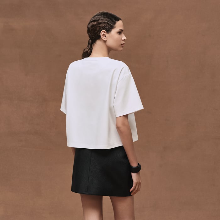 Blanc Printed Boxy T-shirt