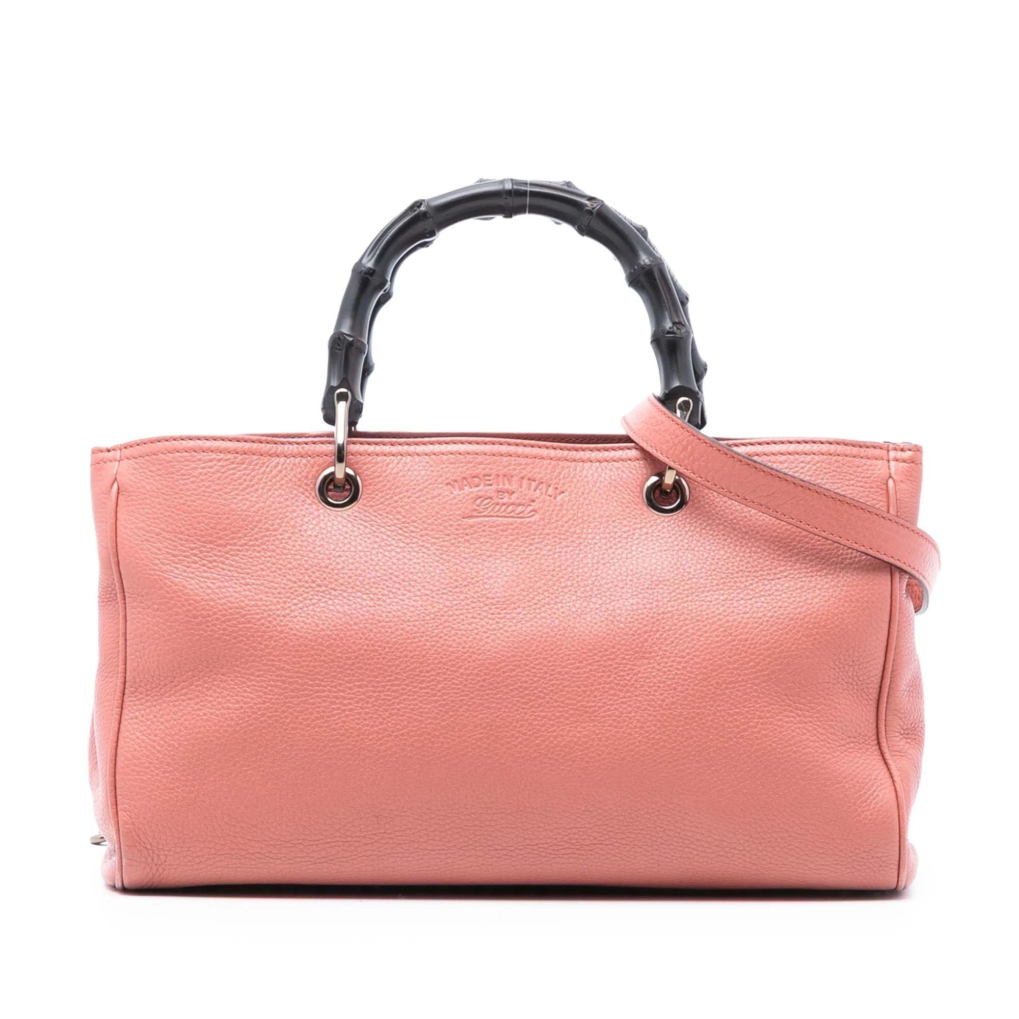 Bamboo pony-style calfskin satchel