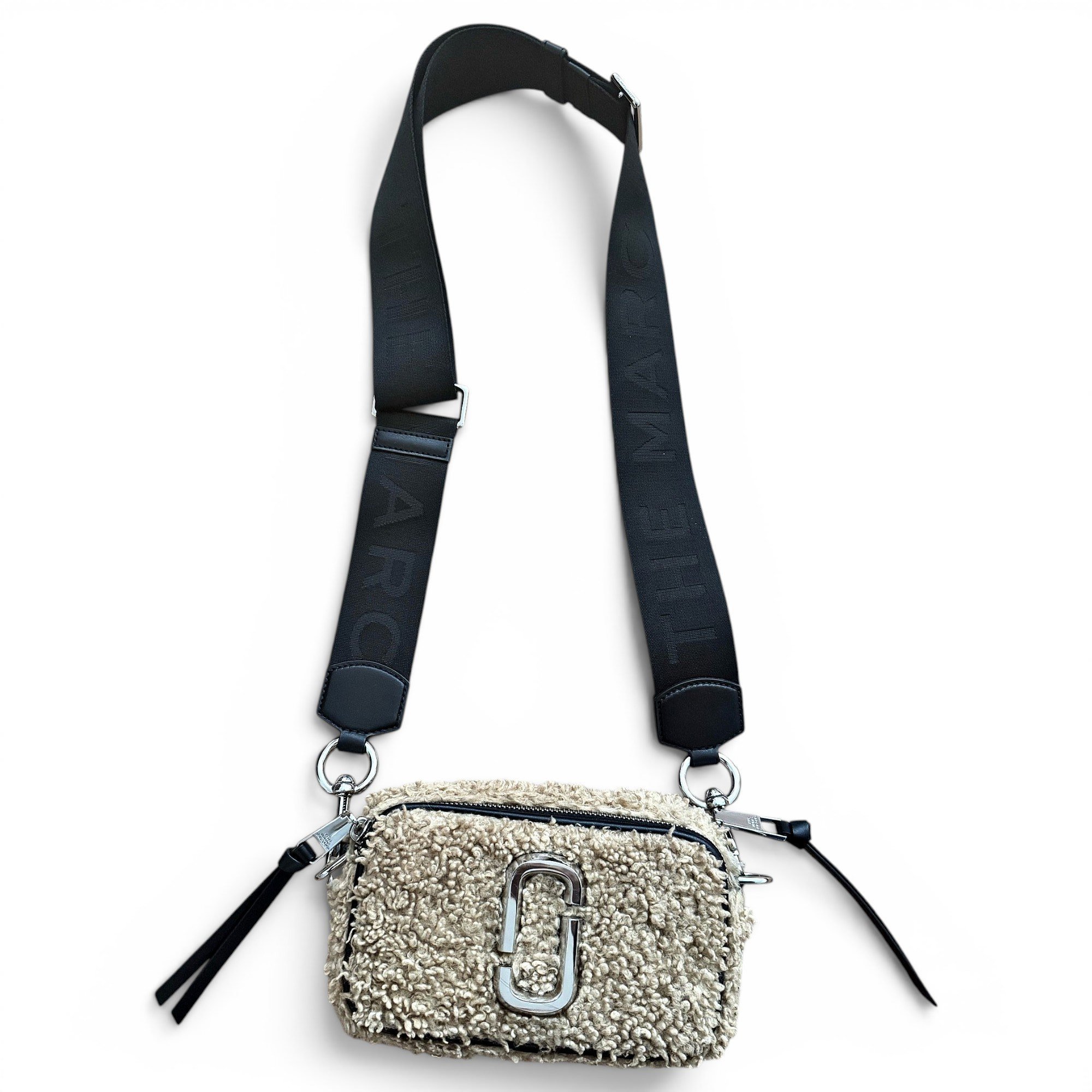 Marc Jacobs Snapshot faux fur crossbody bag