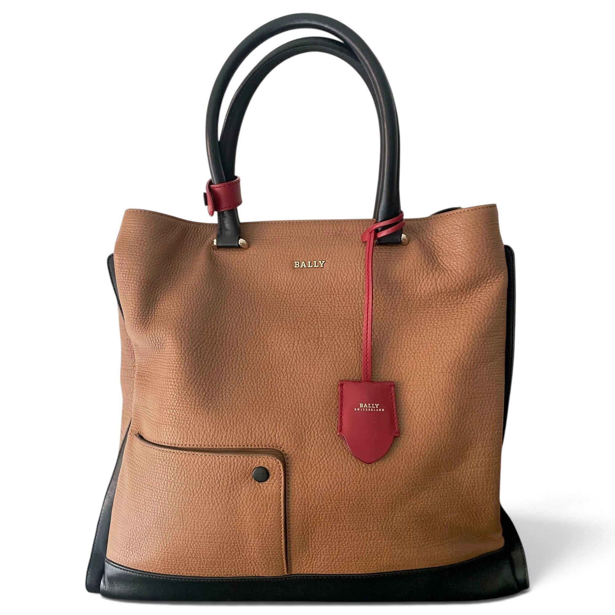 Leather tote