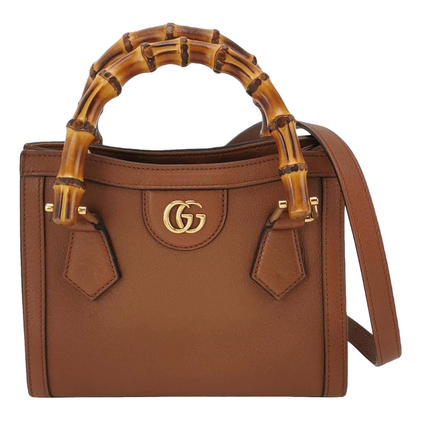 Diana Bamboo leather tote
