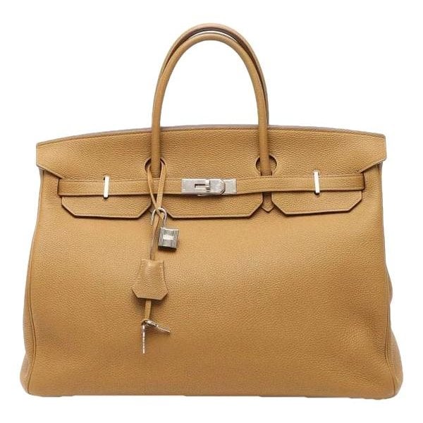 Birkin 40 leather handbag
