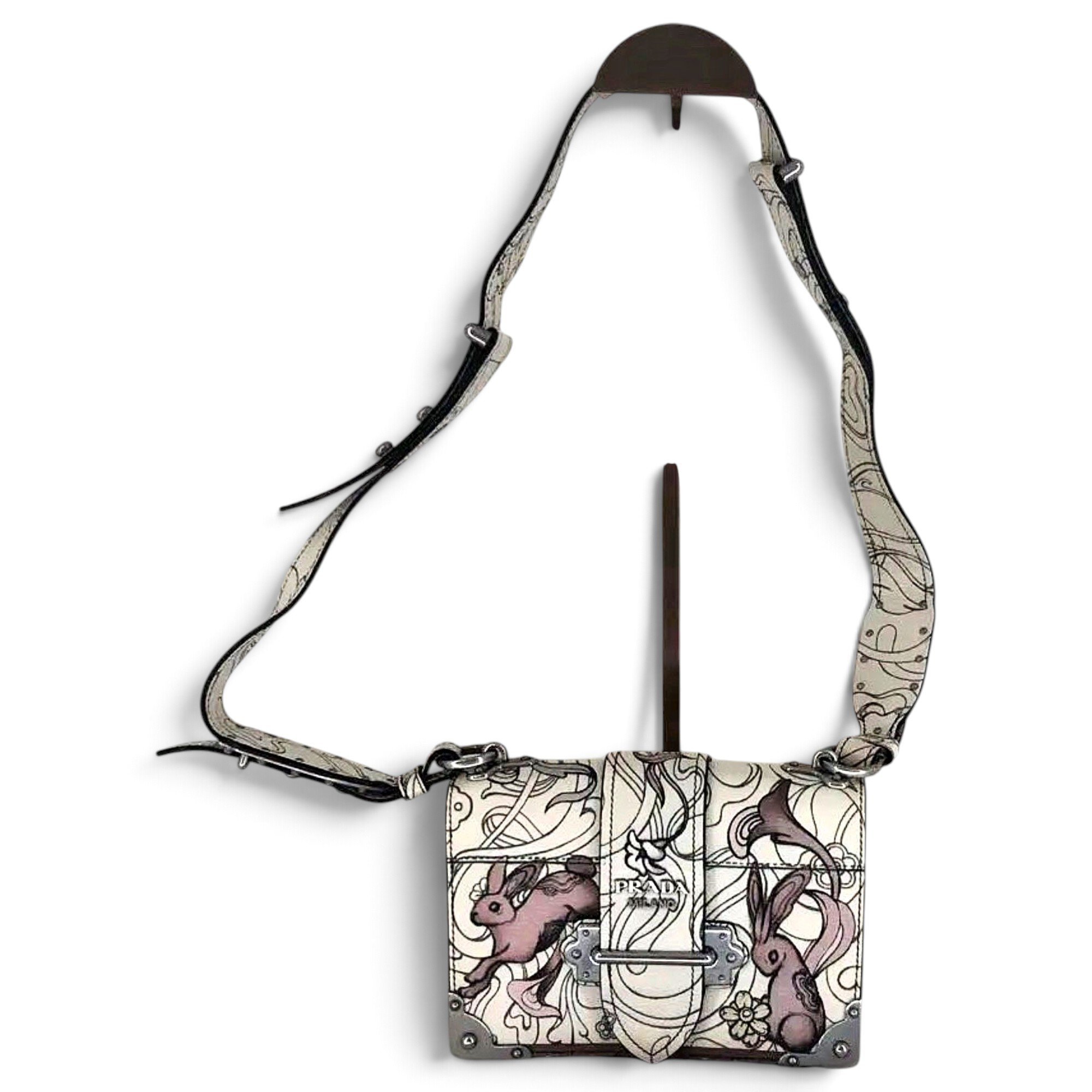 Cahier leather crossbody bag