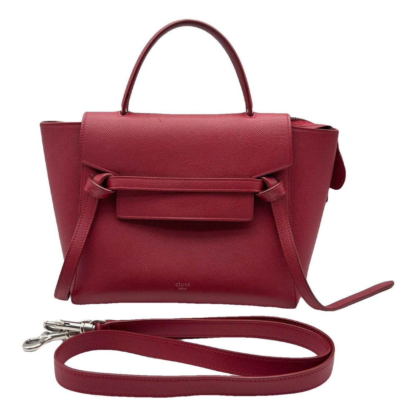 Belt leather handbag