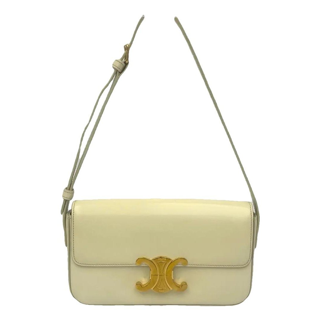 Triomphe Long leather handbag
